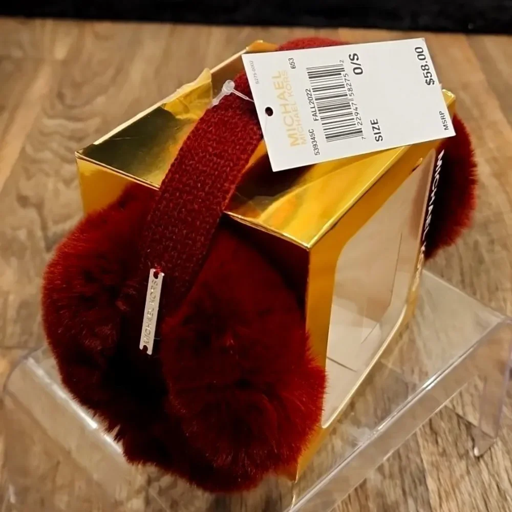 Michael Kors‎ Name Plate Earmuffs- Burgandy